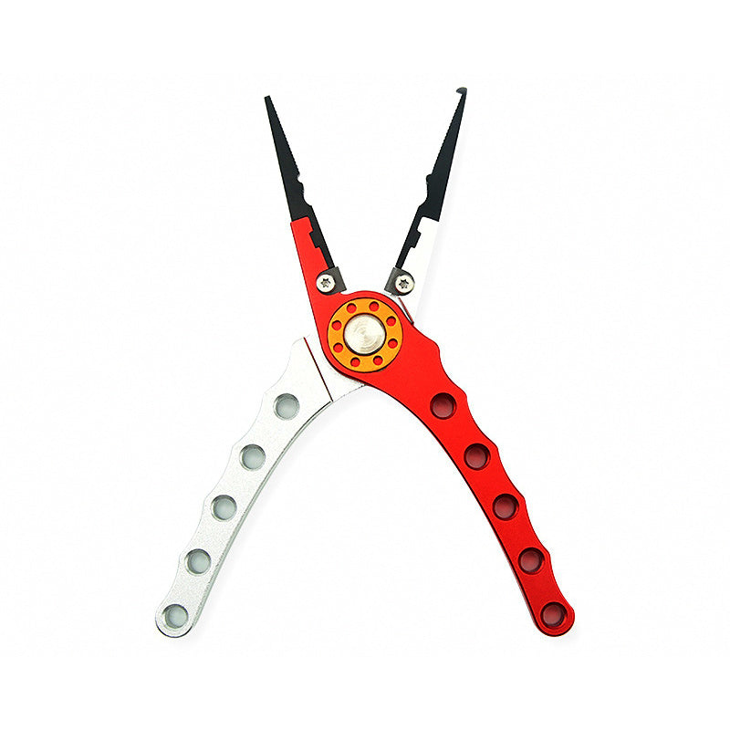 Aluminum Fishing Pliers, Long Nose Line Cutter & Split Ring Tool