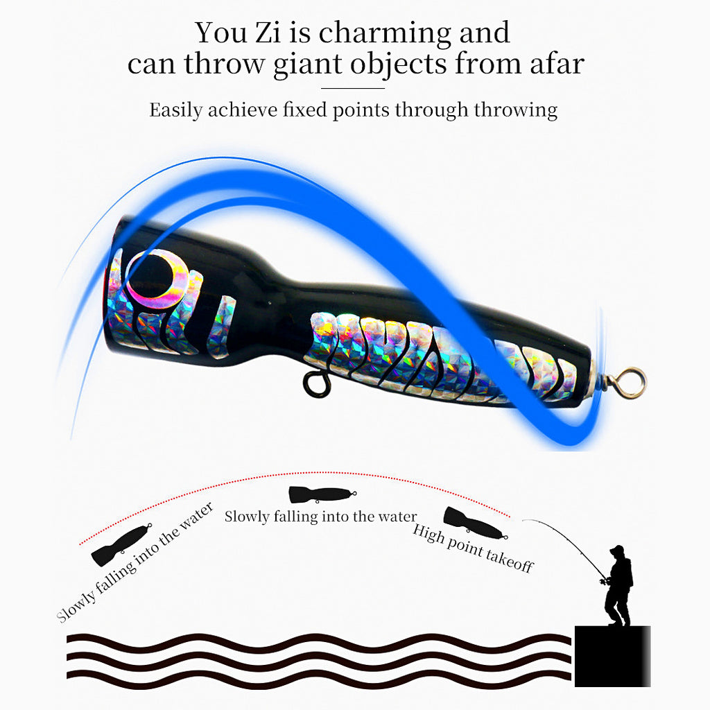 GT Popper Lure, 145 mm (5.7 in) 80 g (2.8 oz) Topwater