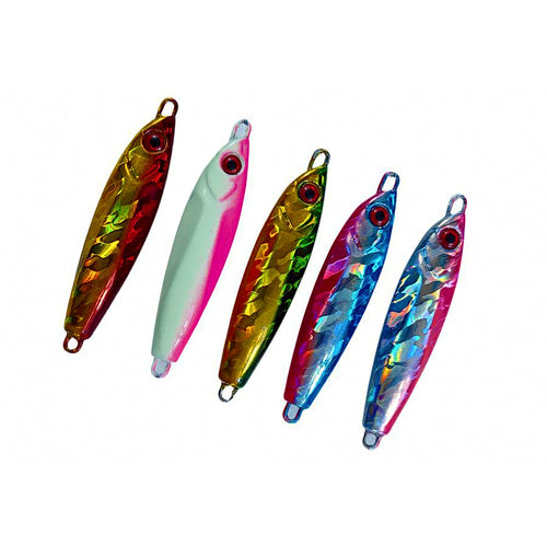 Slow Pitch Metal Jig, 60-120 g (2.1-4.2 oz), No Hooks