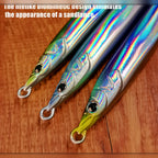 3D Metal Jig, Fast Sinking, 150–400 g (5.3–14.1 oz)