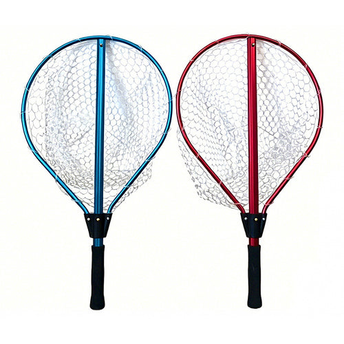 Folding Landing Net, Aluminum Handle, Silicone Mesh