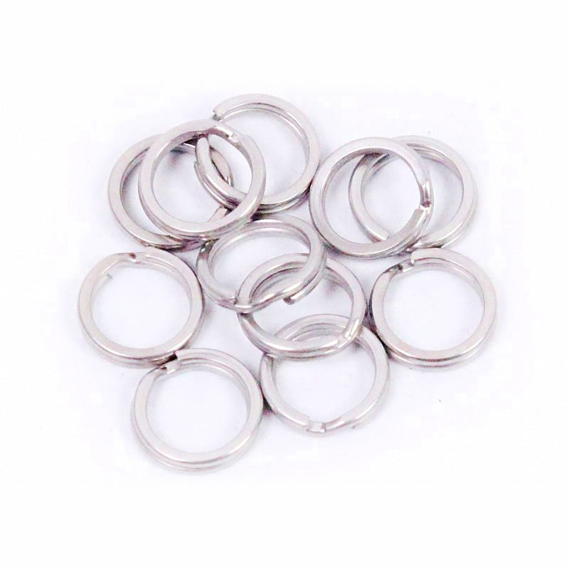 304 Stainless Double Split Rings, 10,000 pc Bulk Pack