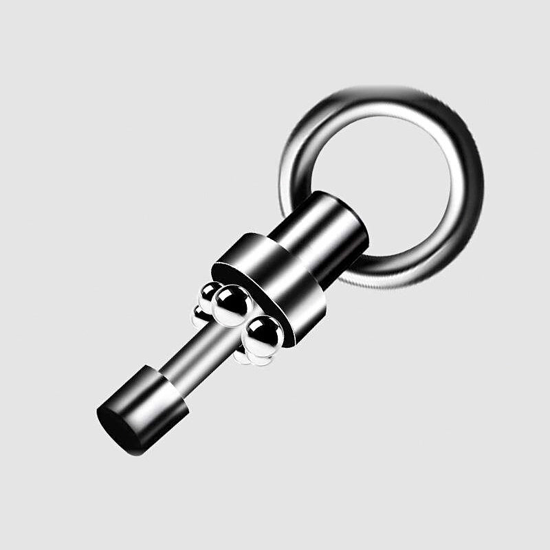 Stainless Steel Ball Bearing Snap Swivel, Figure-8 Ring