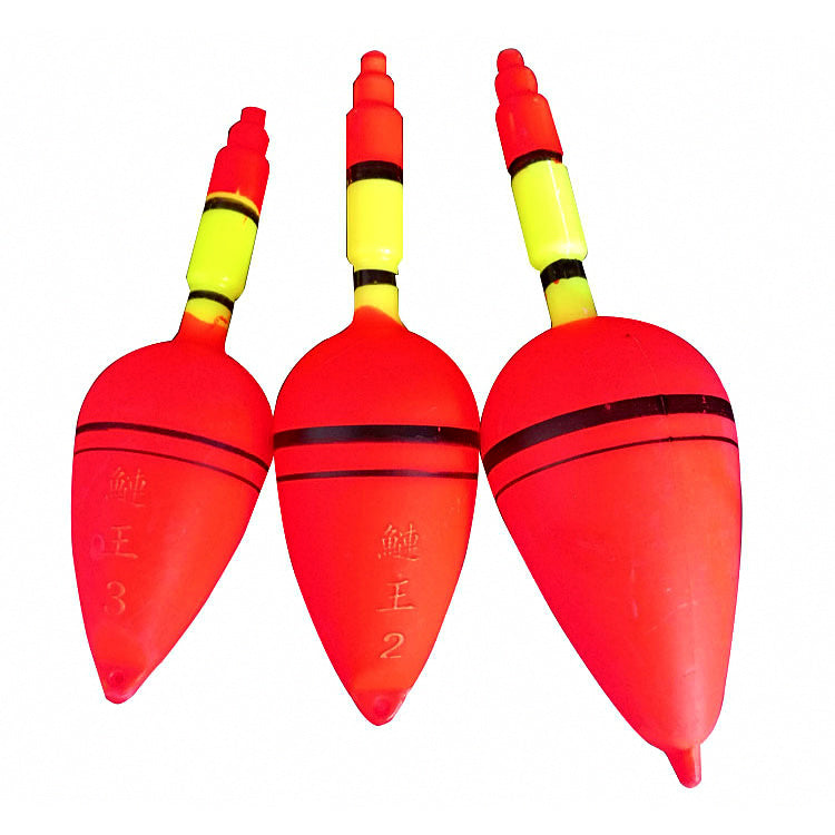 Foam Fishing Float, Red or Black, 11-19.2 cm (4.3-7.6 in)