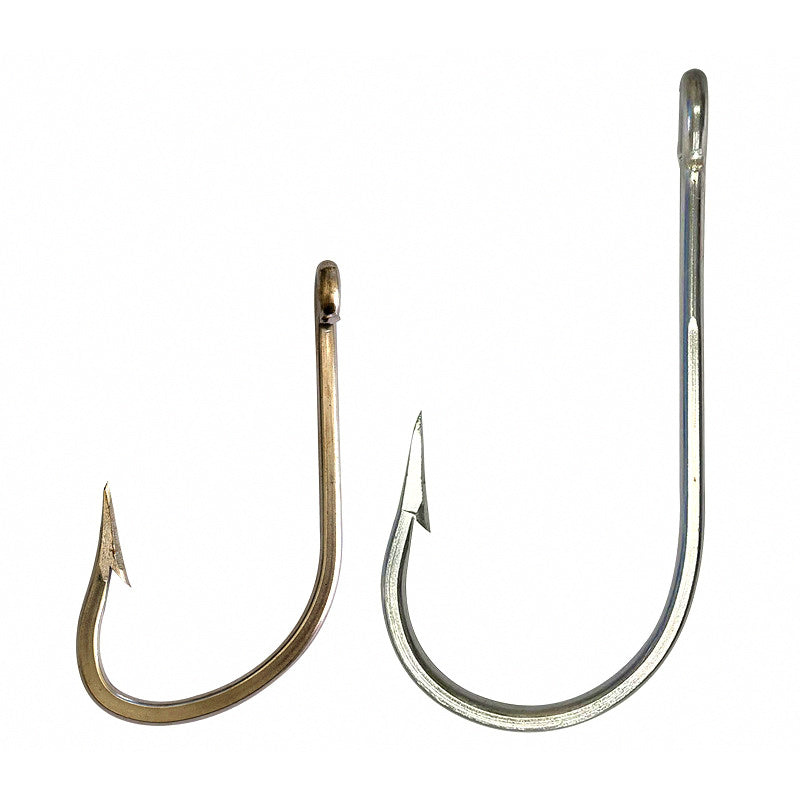 Stainless Steel Barbed Saltwater Hook, 7731SS, 5/0–20/0