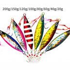 Slow Pitch Metal Jig, 20–200 g (0.7–7.1 oz)