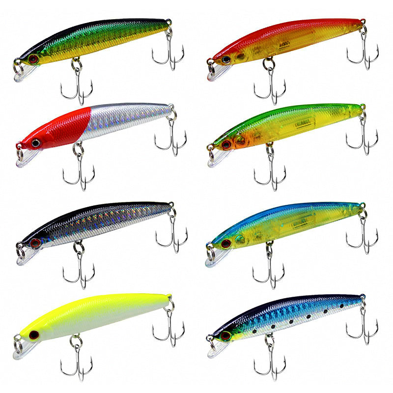 Floating Minnow Hard Bait Lure, 8.5 cm (3.3 in), 7.5 g (0.26 oz)