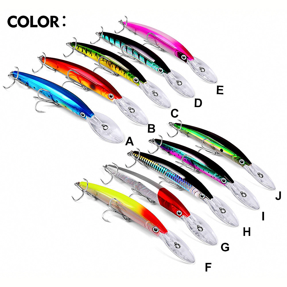 Long Lip Floating Minnow, 17 cm, 27 g (0.95 oz)