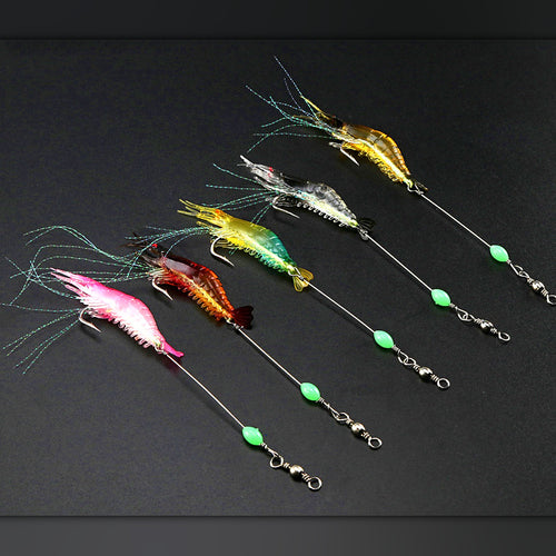 Soft Shrimp Lure with Hook, 9 cm (3.5 in), 6 g (0.2 oz)