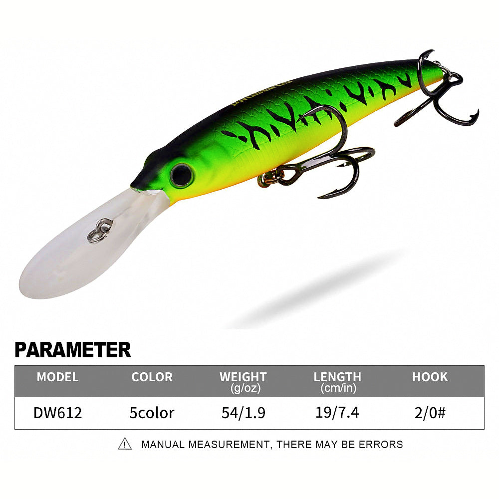 Sinking Minnow Trolling Lure, 54 g (1.9 oz)