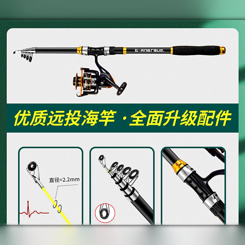 Rod and Reel Combo with Bag, 2.1–3.6 m (6.9–11.8 ft)