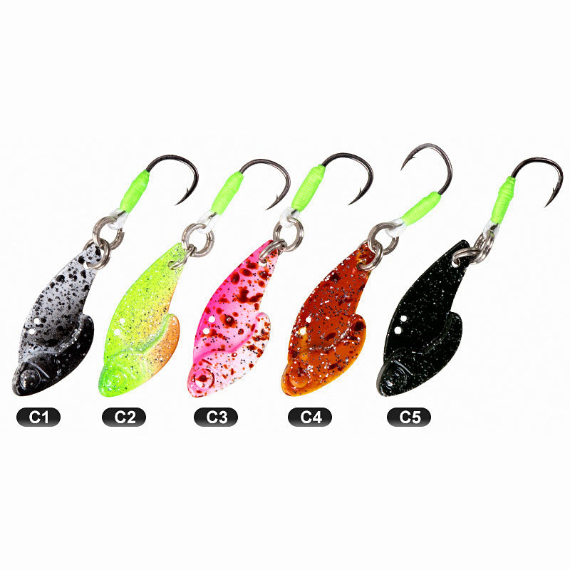 Mini Metal VIB Blade Bait, 2.5 g (0.09 oz), Single Hook