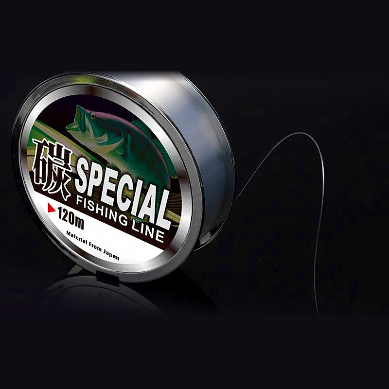 Carbon Fishing Line, Main or Leader, 120 m (131 yd)