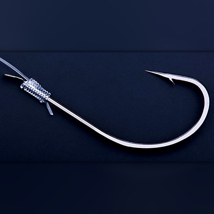 Snelled Maruse Barbed Hooks, Sizes 10–28, Tied Leader