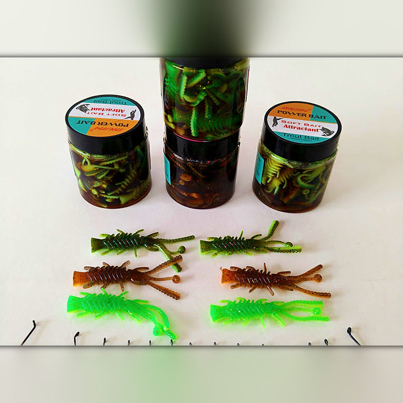 Floating Sandworm Soft Baits, Assorted Sizes and Colors