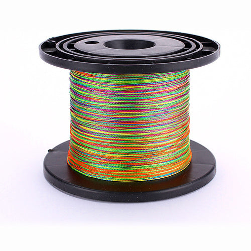 8-Strand Braided PE Fishing Line, 500 m (547 yd), Multicolor