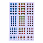 3D Fish Eye Stickers for DIY Lures, 183 pcs, 3–6 mm