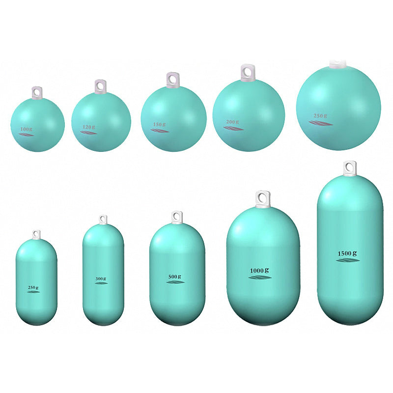 Bottom Sinker, Cylinder / T-Type / C-Type, 0.4–141 oz (10–4000 g)