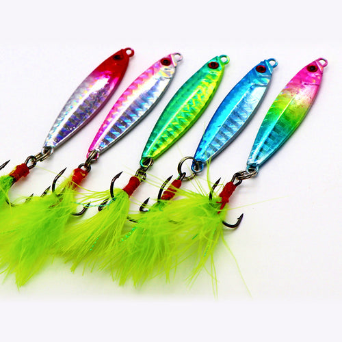Casting Metal Jig Lure, 7–30 g (0.25–1.06 oz)