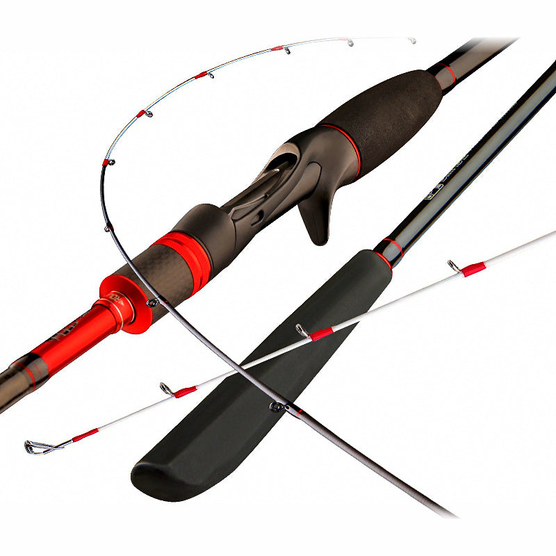 Carbon 2-Piece Slow Pitch Jigging Boat Rod, Soft Action