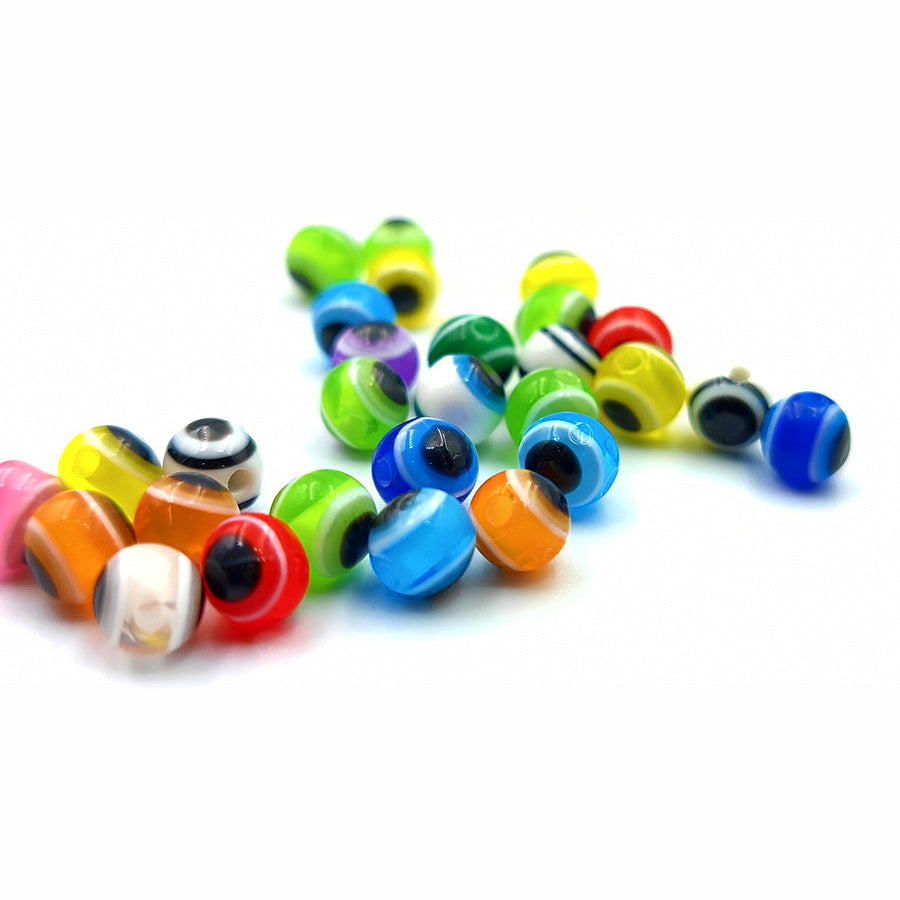 3D Fish Eye Bead Stoppers for Texas Rig, 20-Pack