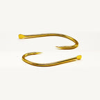 Long Shank Aji Hooks, Barbed, 50-Pack, Sizes 8–14