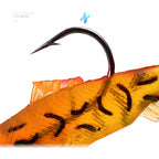 Lead-Filled T-Tail Soft Swimbait, 60–90 mm (2.4–3.5 in)