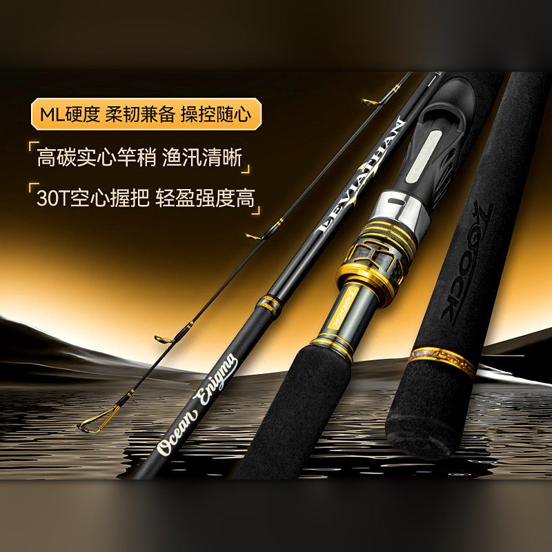 Light Jigging Boat Rod, 1.84 m (6 ft), Carbon, Medium-Hard