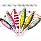 Slow Pitch Metal Jig, 20–200 g (0.7–7.1 oz)