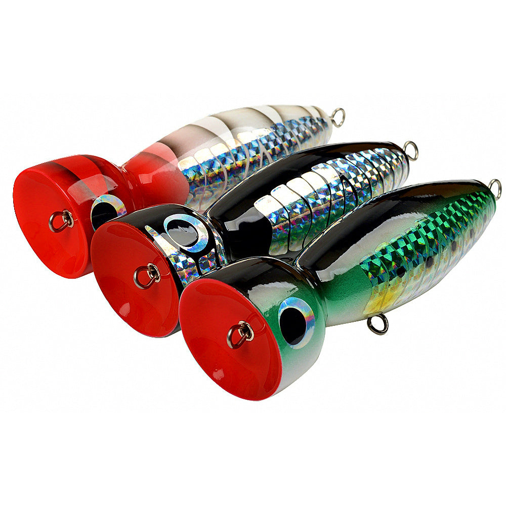 Floating Popper Trolling Lure, 120 g (4.2 oz), 18 cm
