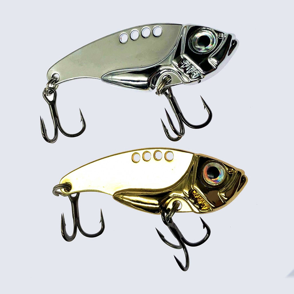 Metal VIB Lure with Treble Hooks, 5–15 g (0.18–0.53 oz)