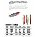 Short Chunky Metal Jig, 10–120 g (0.4–4.2 oz)