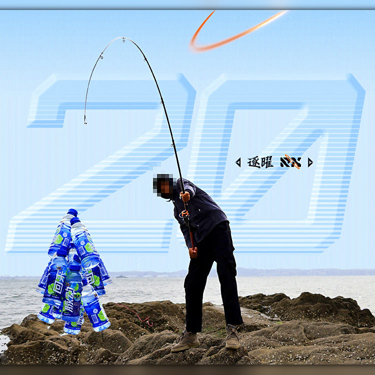 Telescopic Surf Casting Rod, 2.1–5.4 m (6.9–17.7 ft), Rod or Combo