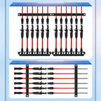 Wall Mount Fishing Rod Holder Rack, 6-Slot ABS