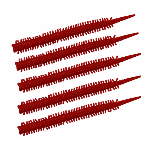 Bionic Sandworm Soft Bait, Dark Red, Bulk or Packs