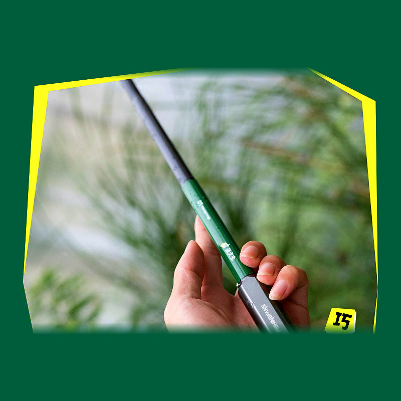 Micro Fishing Rod Set, 10-Section Carbon, 1.5–2.1 m