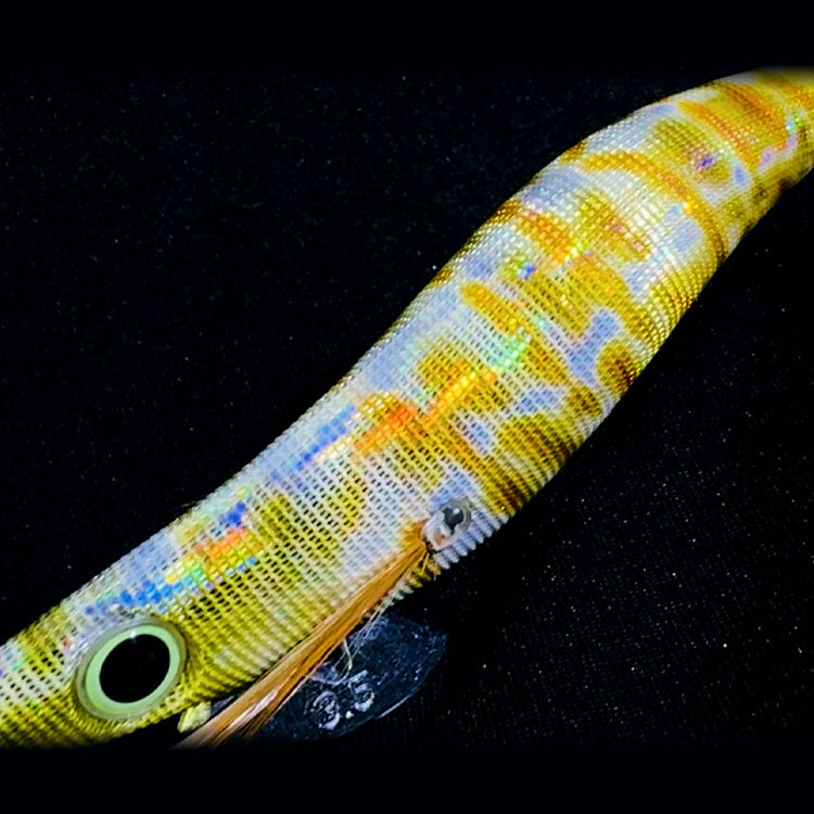 Egi Squid Jig, Size 3.5, 21 g (0.74 oz), Glow Rattle