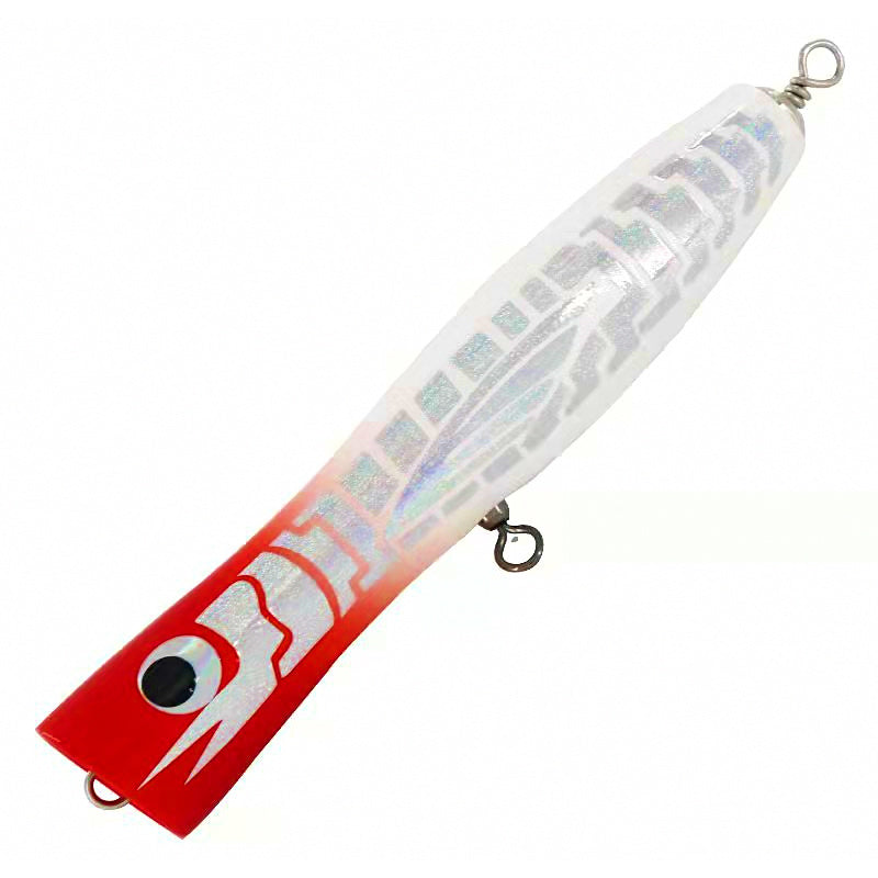 Wooden Popper Topwater Lure, 180 mm (7.1 in), 80 g (2.8 oz)