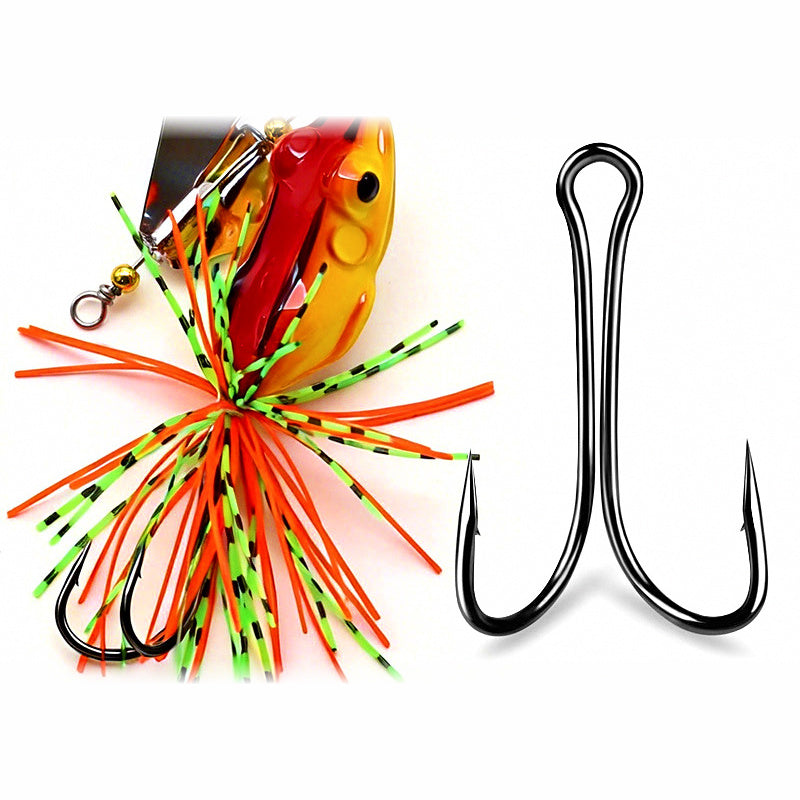 Weedless Frog Lure with Spinner Blade, 4.5 cm, 10.3 g (0.36 oz)