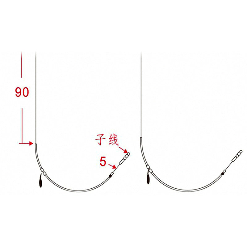 Saltwater Boat Fishing Balance Rig, 1 or 2 Hooks