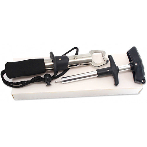 Stainless Steel Hook Remover & Fish Gripper Set with Case