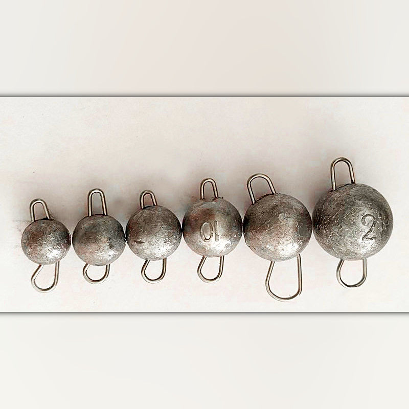 Round Quick-Release Texas Rig Sinker, 50 Pack, 0.12–0.74 oz