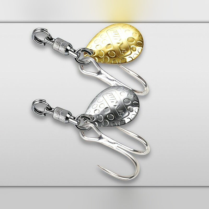 Sequin Chicken Claw Hook, Size 1–2/0, Gold or Silver