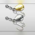 Sequin Chicken Claw Hook, Size 1–2/0, Gold or Silver
