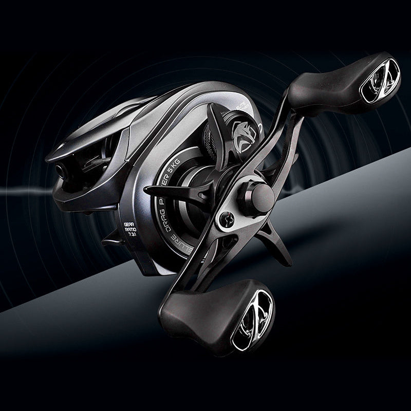 Round Baitcasting Reel, 7 Bearings, Left or Right Hand