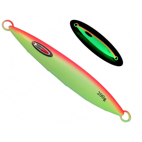 Glow Metal Jig, Fast Sinking, 60–300 g (2.1–10.6 oz)