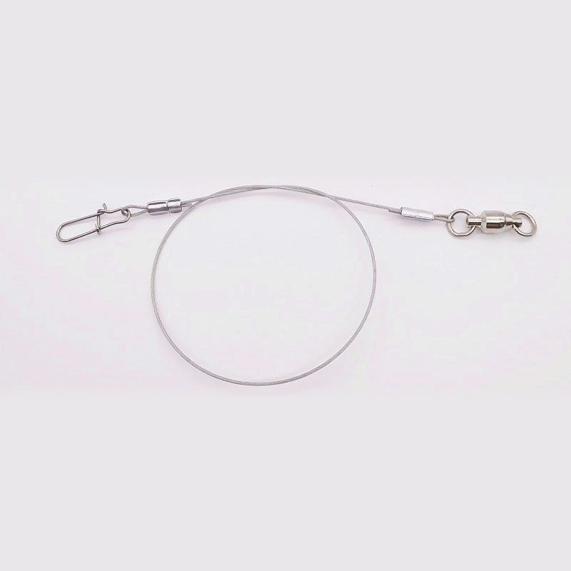 49-Strand Wire Leader 5-Pack, 15–30 cm, with Jig Options