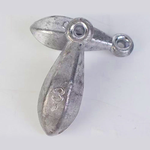 Bank Sinker with Eye, Lead, 1/8 to 20 oz (3.4–563 g)