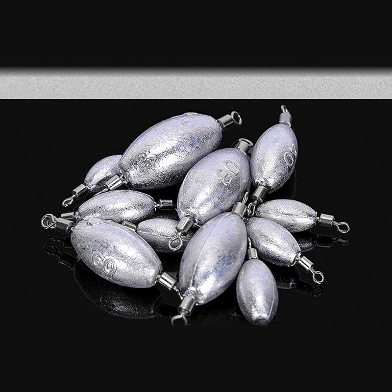 Double Swivel Olive Sinker, 0.1–3.5 oz (3–100 g)