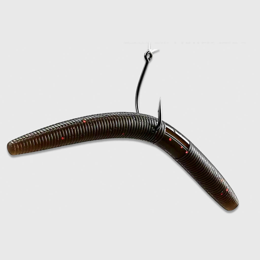 Barbed Soft Worm Hook, Reinforced 3X, Sizes #3 to 3/0